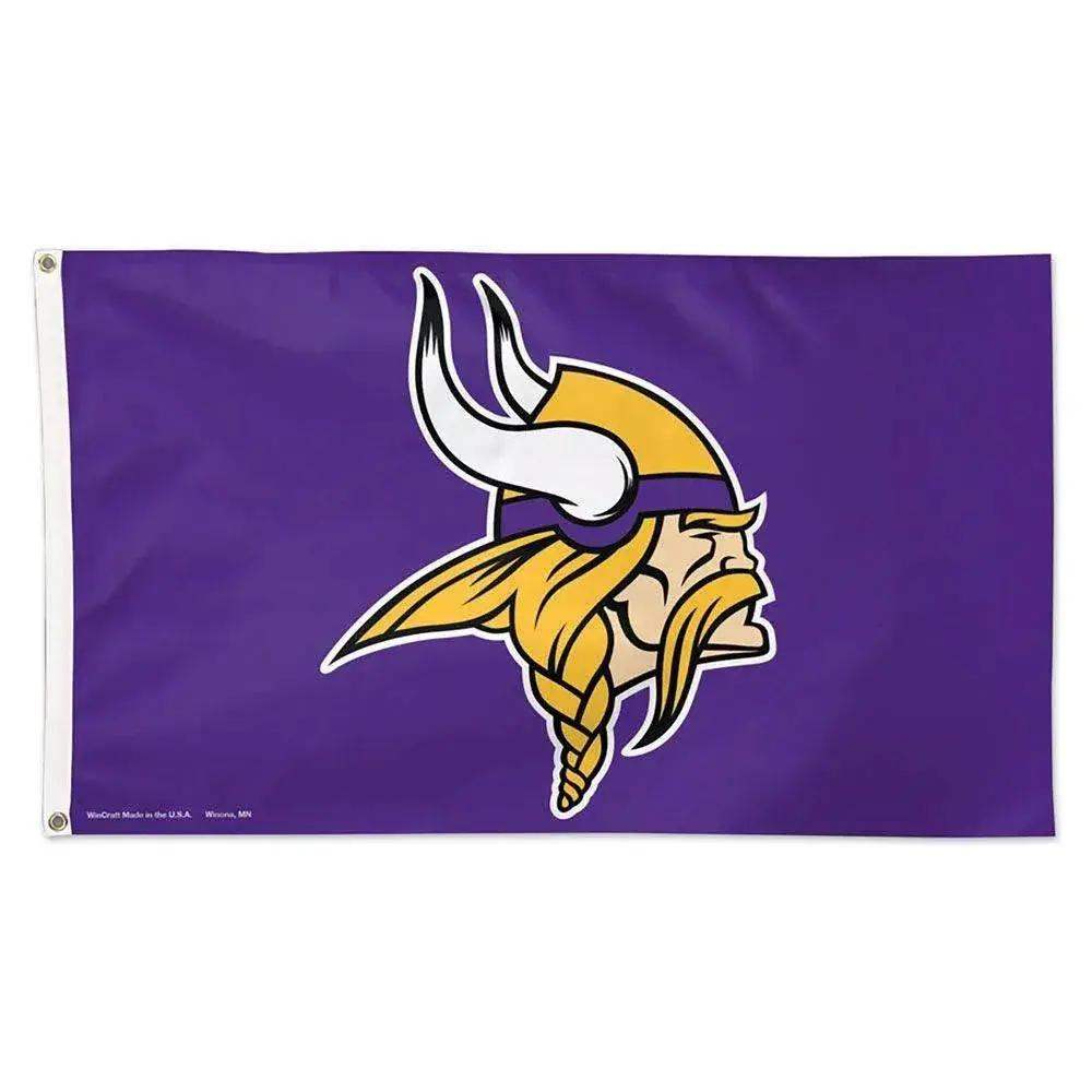 Minnesota Vikings Deluxe 3x5 Flag Officially Licensed