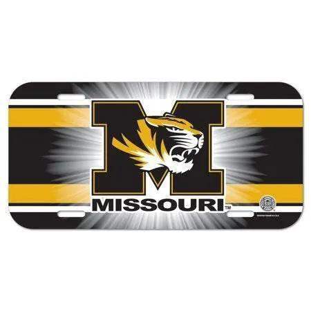 Missouri Tigers Officially Licensed License Plate 6x12