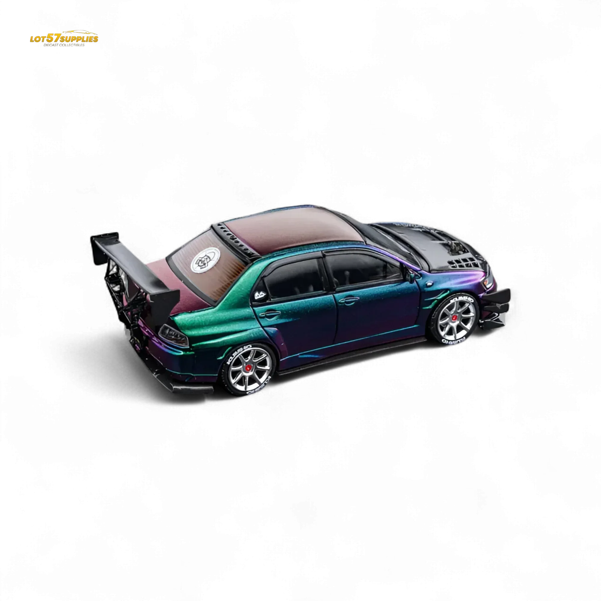 Mitsubishi Lancer Evolution IX Diecast Scale Model Openable Hood - Image 2