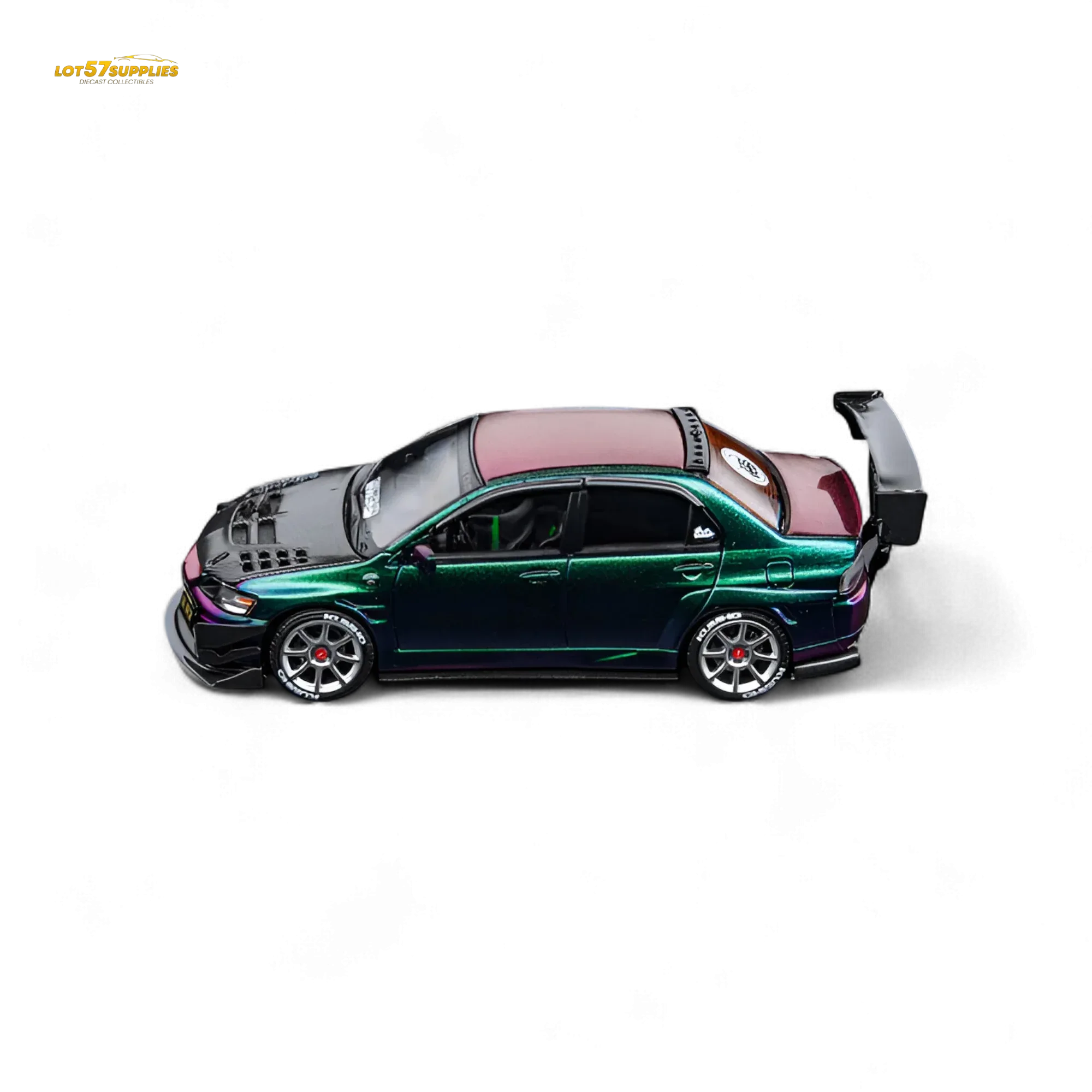 Mitsubishi Lancer Evolution IX Diecast Scale Model Openable Hood - Image 3