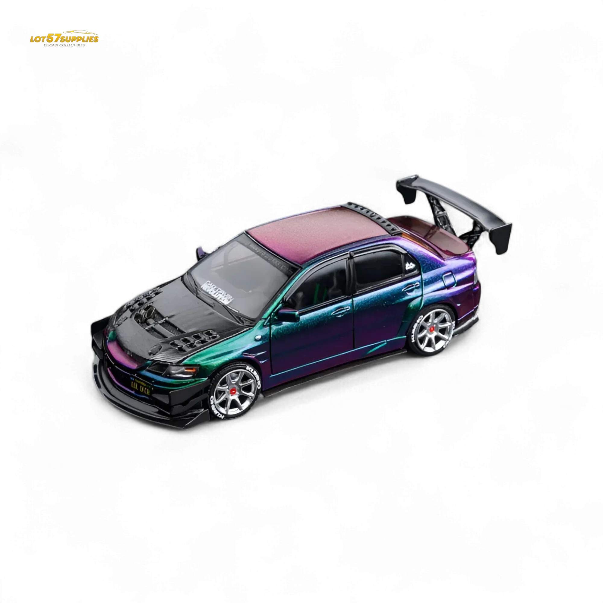 Mitsubishi Lancer Evolution IX Diecast Scale Model Openable Hood - Image 4