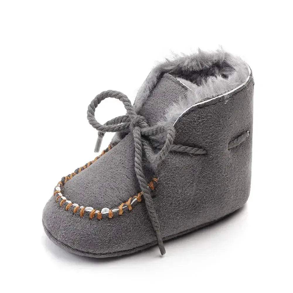 MiYuebb Winter Baby Booties Soft Soled With Plush Fur For Unisex 0-12 Months - Image 12