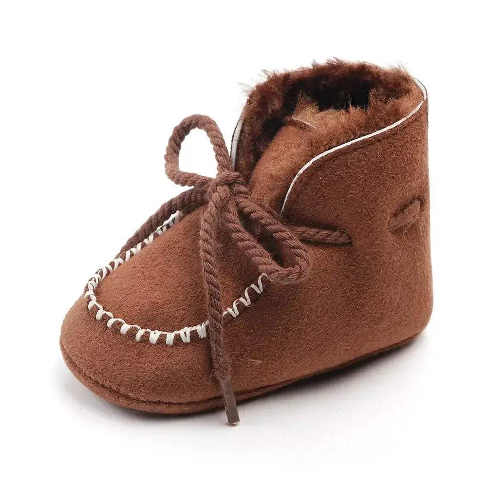 MiYuebb Winter Baby Booties Soft Soled With Plush Fur For Unisex 0-12 Months - Image 7