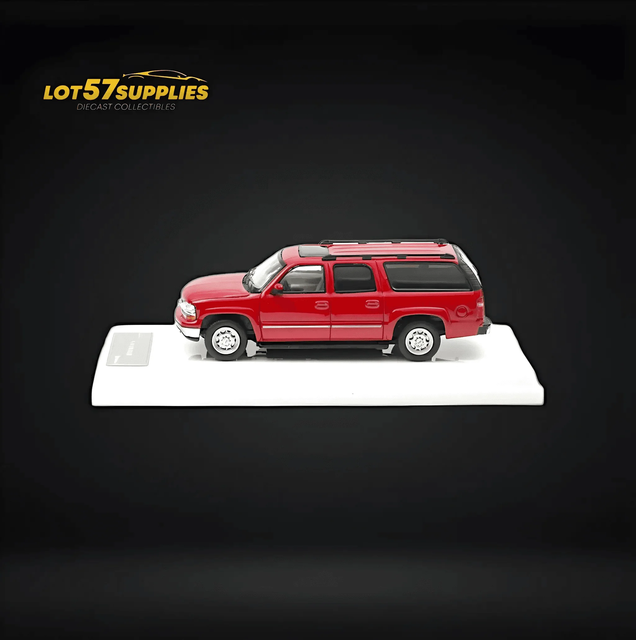 MK Miniatures 2003 Chevrolet Suburban Red 1:64 - Image 4