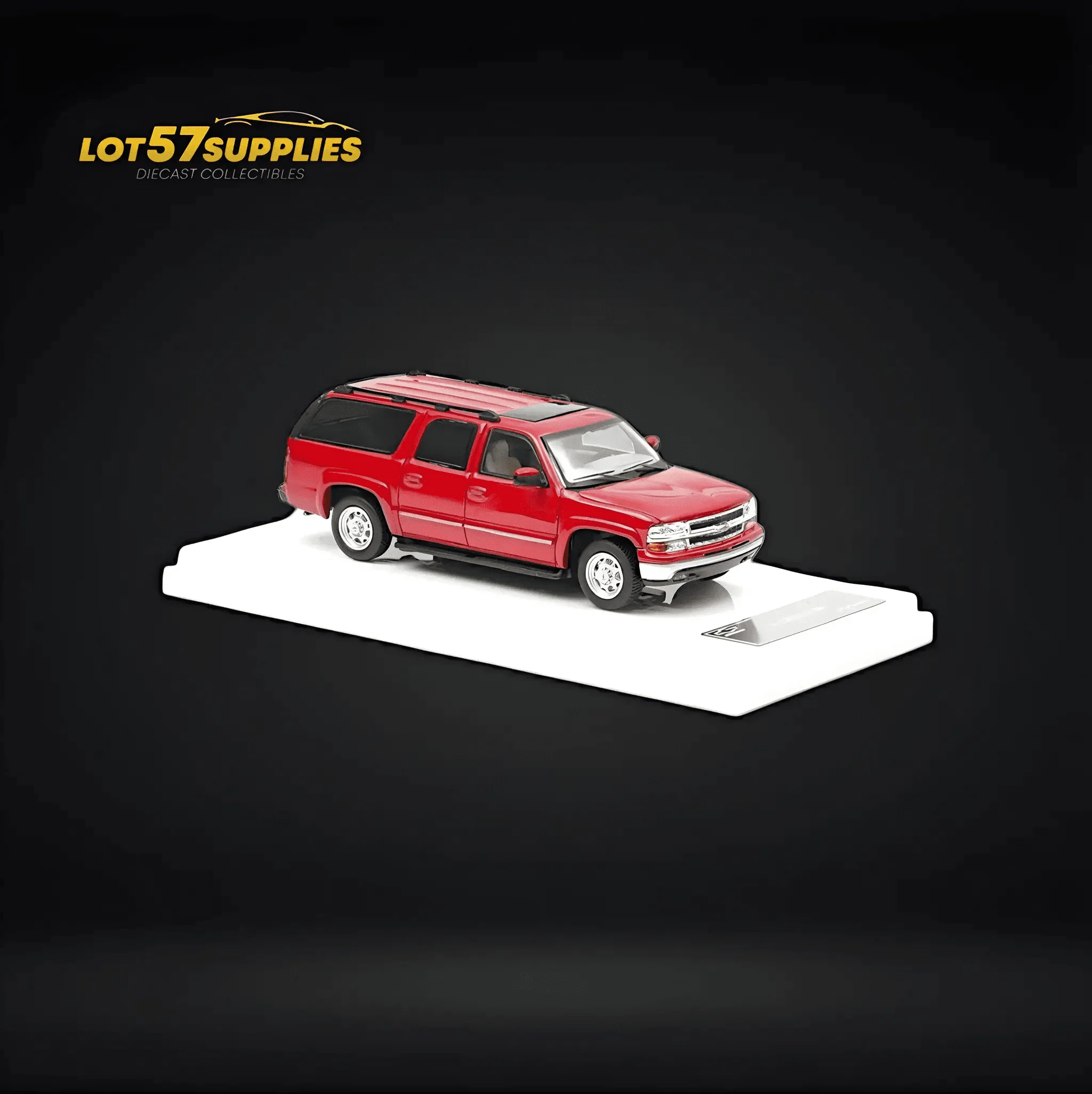 MK Miniatures 2003 Chevrolet Suburban Red 1:64 - Image 5