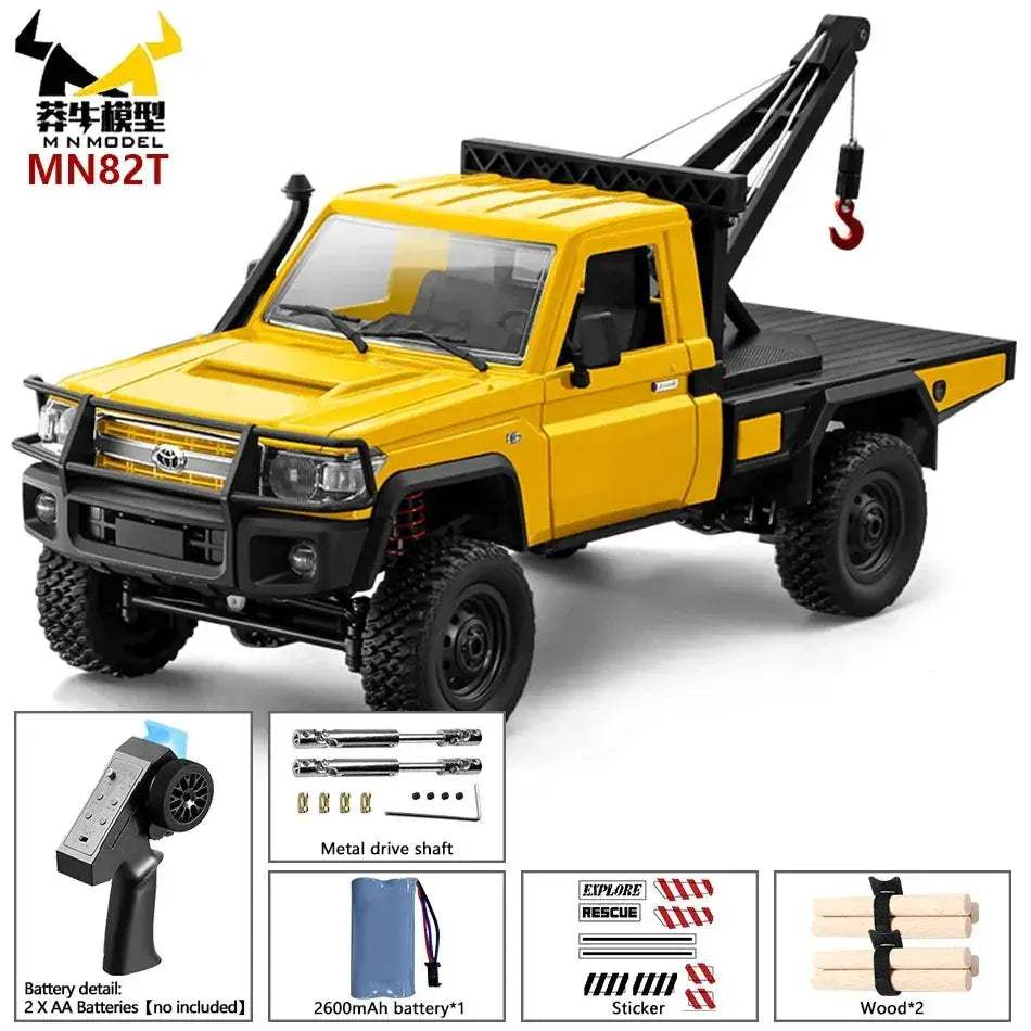 1:12 Scale RC Rescue Vehicle 4WD Off Road Rock Crawler - Image 14