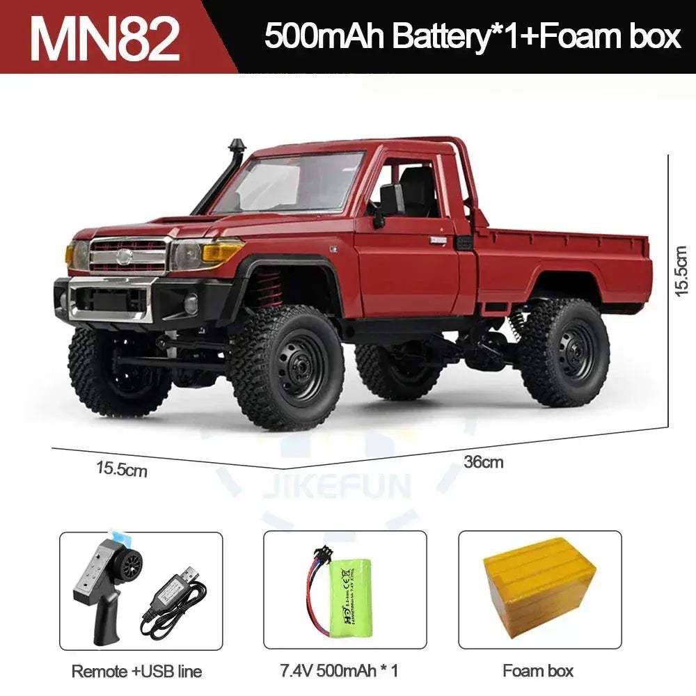 MN82S RC Crawler One Twelfth Scale 4WD Off Road Truck - Image 12