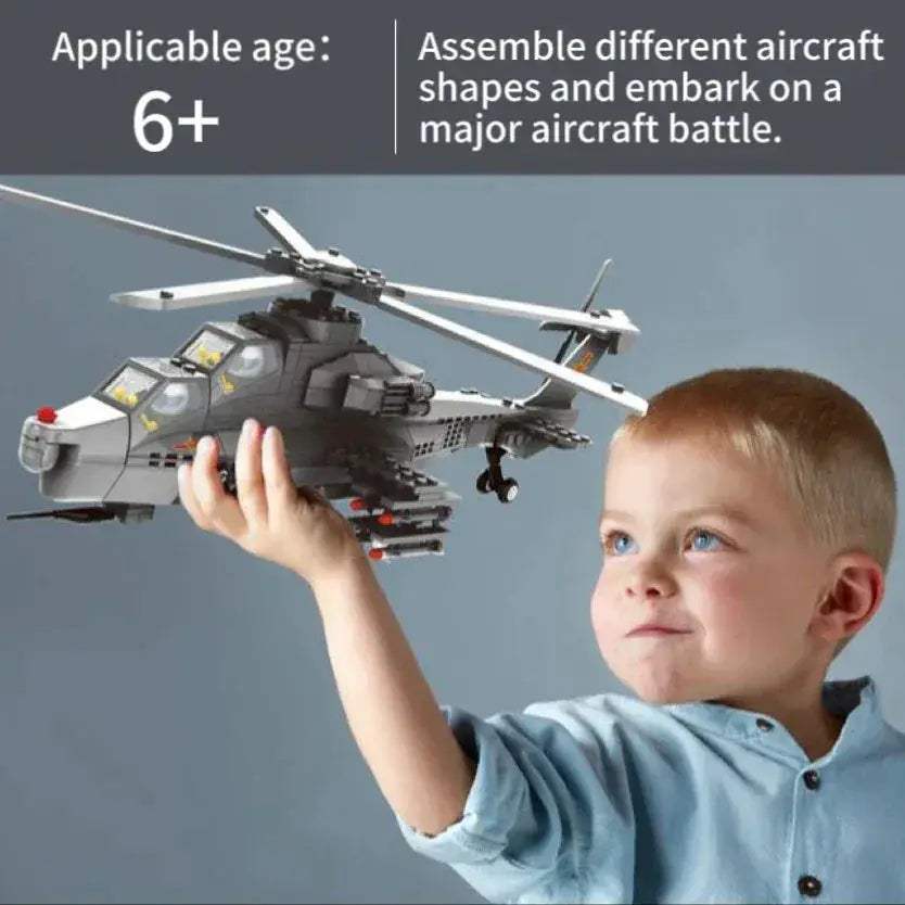 MOC Air Force Building Blocks Aircraft Set For Creative Play Kids - Image 6
