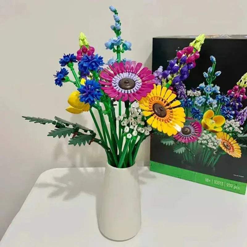 MOC Bouquet Building Blocks Set For Home Decor And Gifts - Image 2