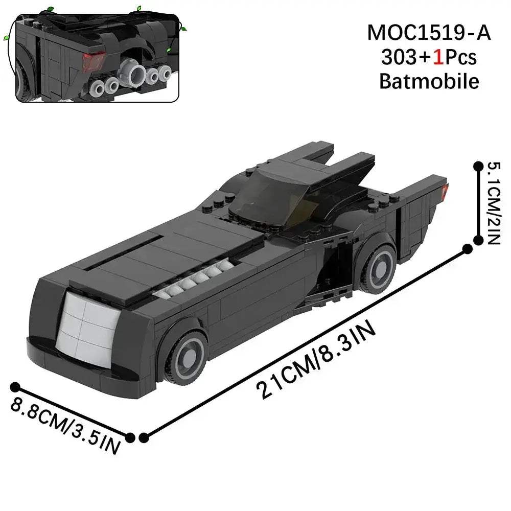 MOC Building Blocks Motorcycle Car Set With Action Figures - Image 11