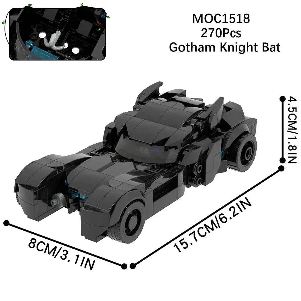 MOC Building Blocks Motorcycle Car Set With Action Figures - Image 12