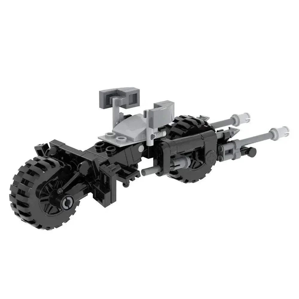 MOC Building Blocks Motorcycle Car Set With Action Figures - Image 5