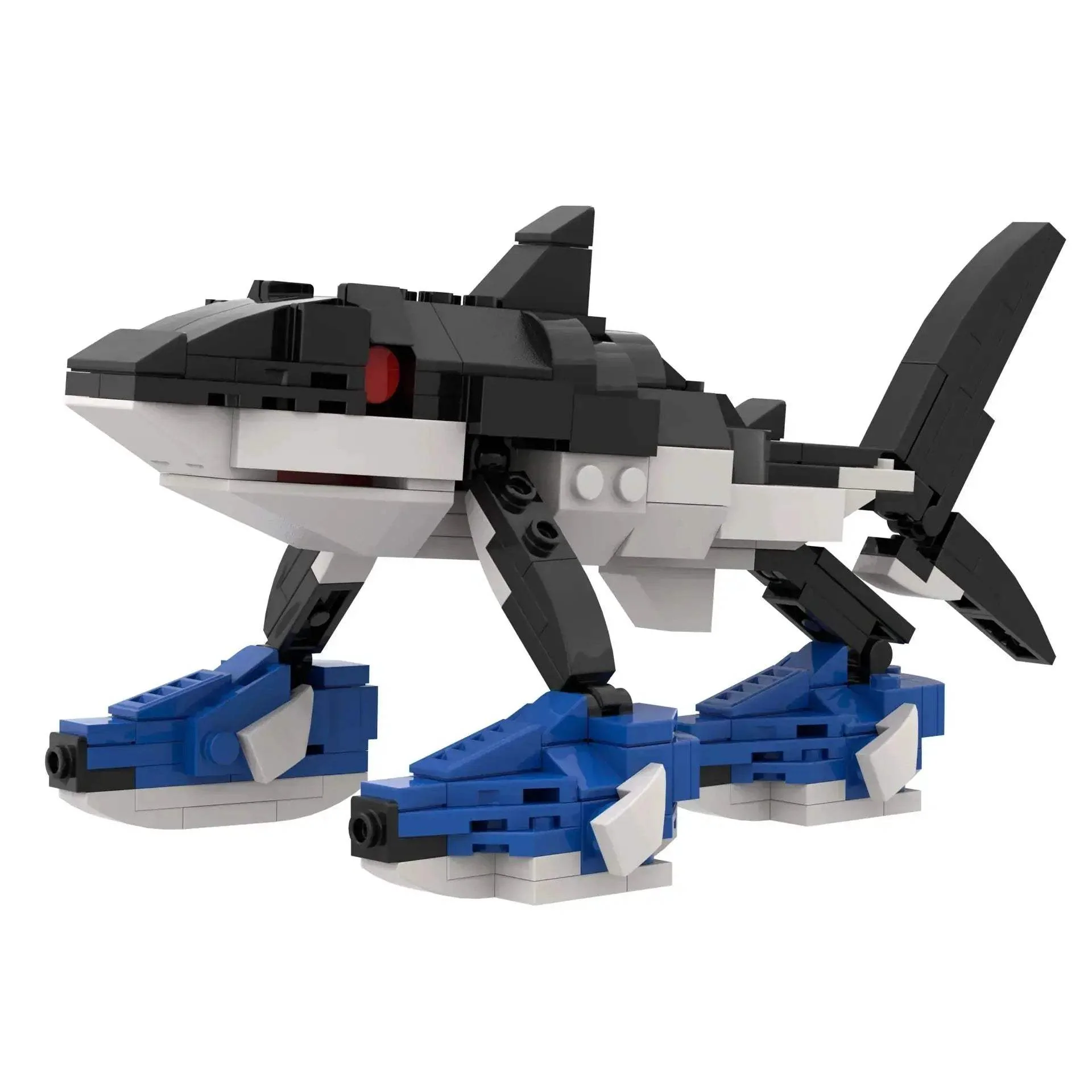 MOC Building Blocks Shark Set 225 Pieces for Creative Play Gift