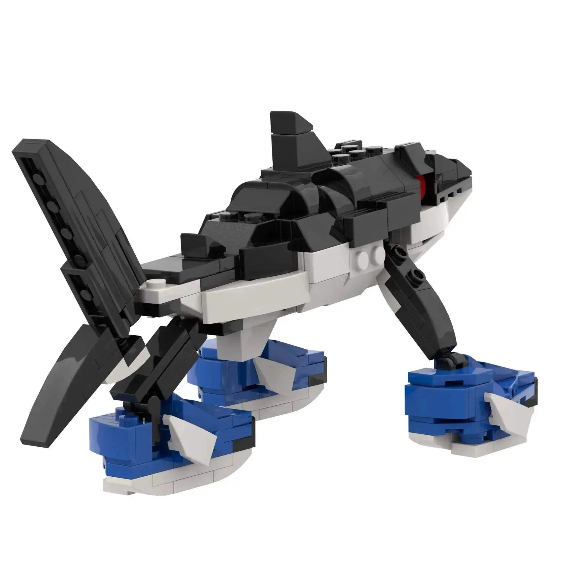 MOC Building Blocks Shark Set 225 Pieces for Creative Play Gift - Image 5