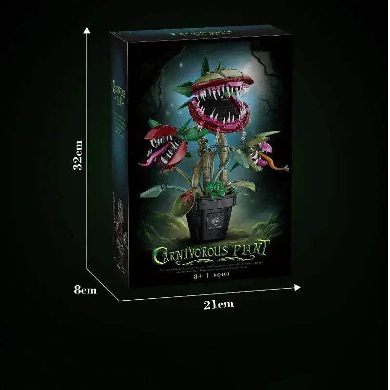 MOC Carnivorous Flower Building Blocks Educational Toys Kit - Image 5