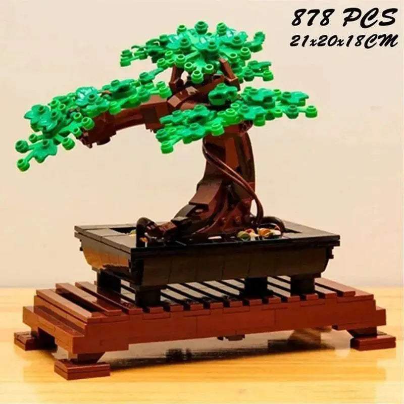 MOC Creative Building Blocks Bonsai Bouquet 10281 For Kids - Image 2