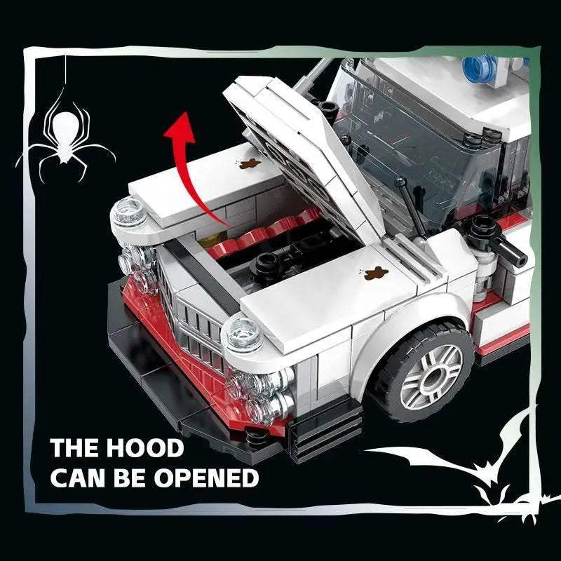 MOC Creative Building Blocks ECTO1 Car Model For Kids And Teens - Image 6
