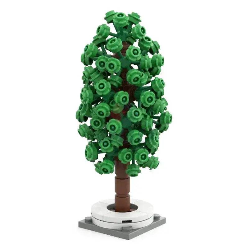 MOC Creative Building Blocks Flower Tree Garden City Scene Set - Image 5