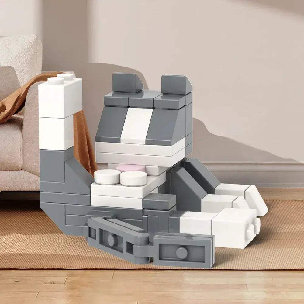 MOC Cute Kitten BrickHeadz Building Blocks Set Ideal Gift For Adults - Image 11