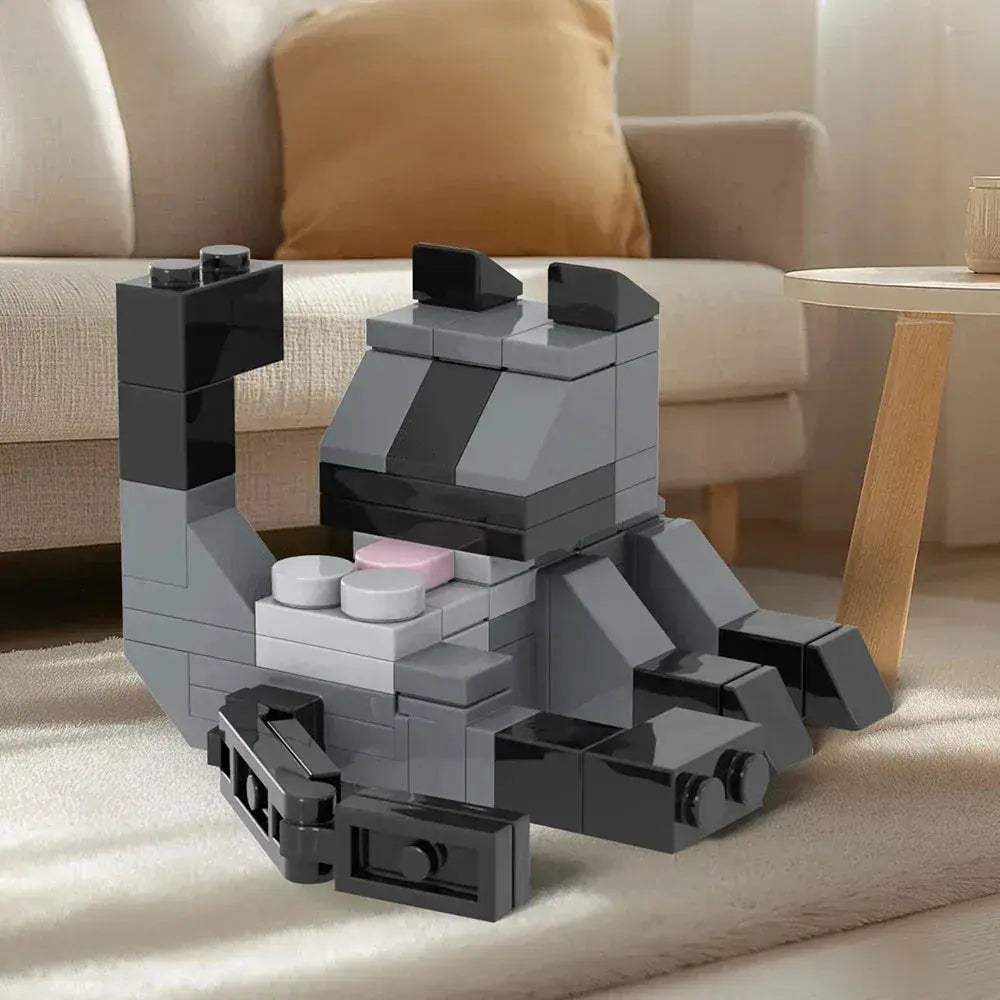 MOC Cute Kitten BrickHeadz Building Blocks Set Ideal Gift For Adults - Image 13