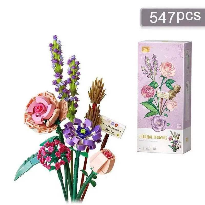 MOC Deluxe Building Blocks Potted Flower Diy Gift For Girls - Image 16