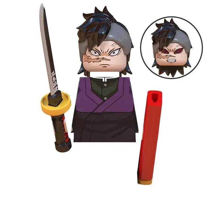 MOC Demon Slayer Minifigs Anime Lego Compatible Building Blocks - Image 12