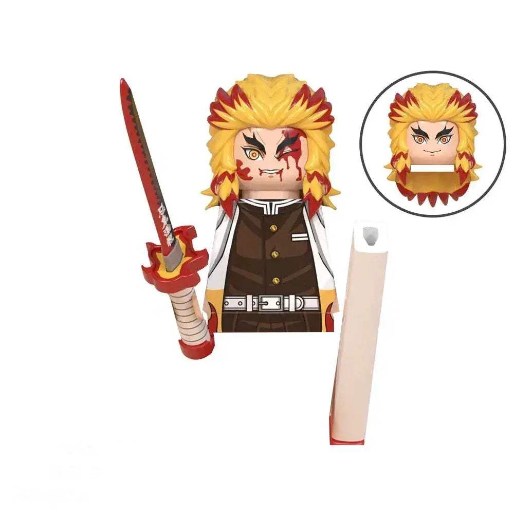 MOC Demon Slayer Minifigs Anime Lego Compatible Building Blocks - Image 19