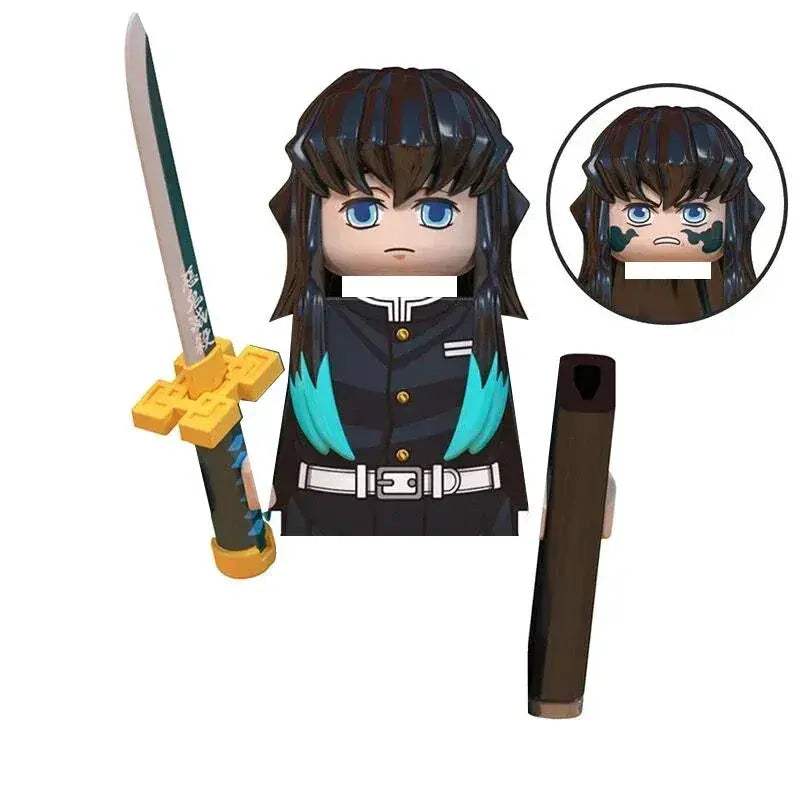 MOC Demon Slayer Minifigs Anime Lego Compatible Building Blocks - Image 37