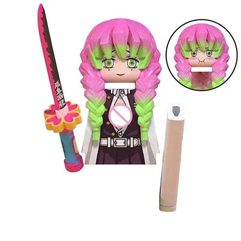 MOC Demon Slayer Minifigs Anime Lego Compatible Building Blocks - Image 40