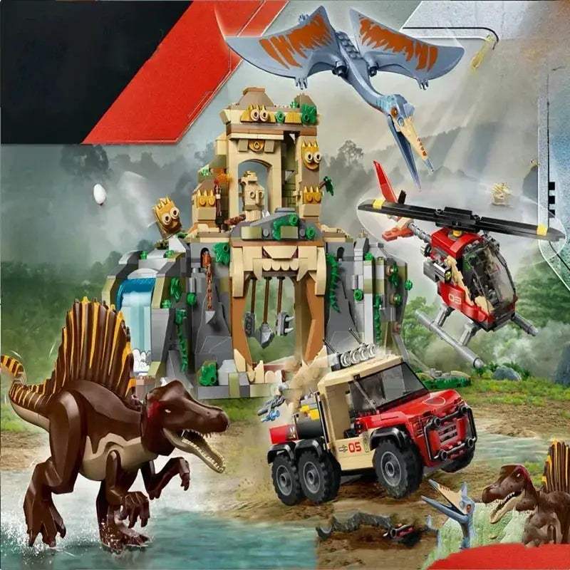 MOC Dinosaur Air Mission Building Blocks Set Compatible MOC - Image 15