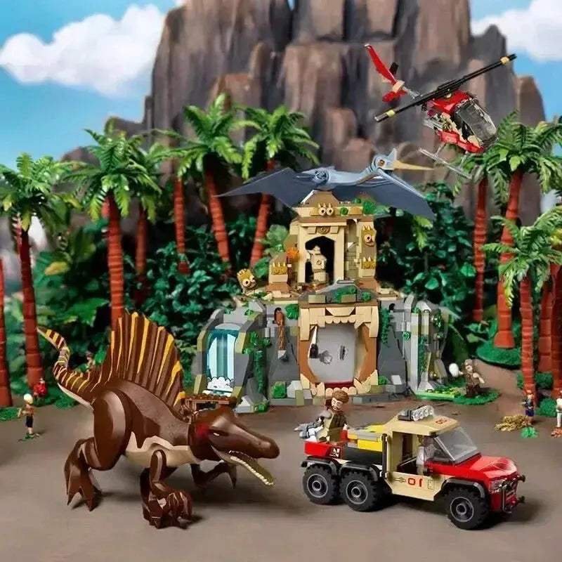 MOC Dinosaur Air Mission Building Blocks Set Compatible MOC - Image 2