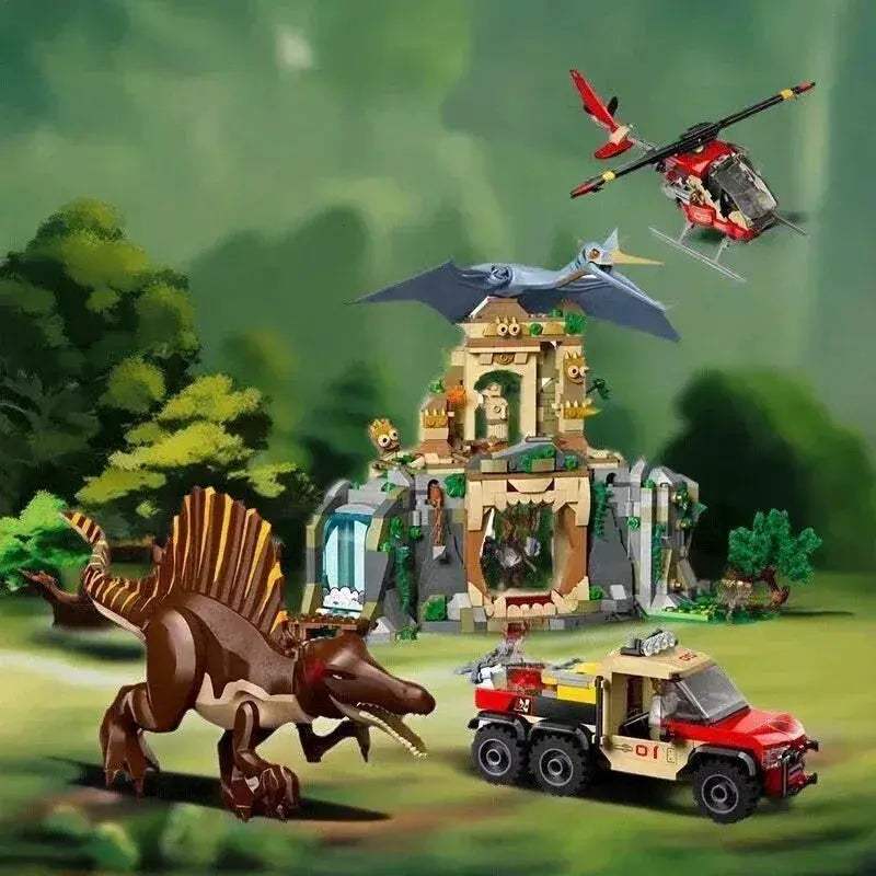 MOC Dinosaur Building Blocks Air Mission Compatible Set 76976