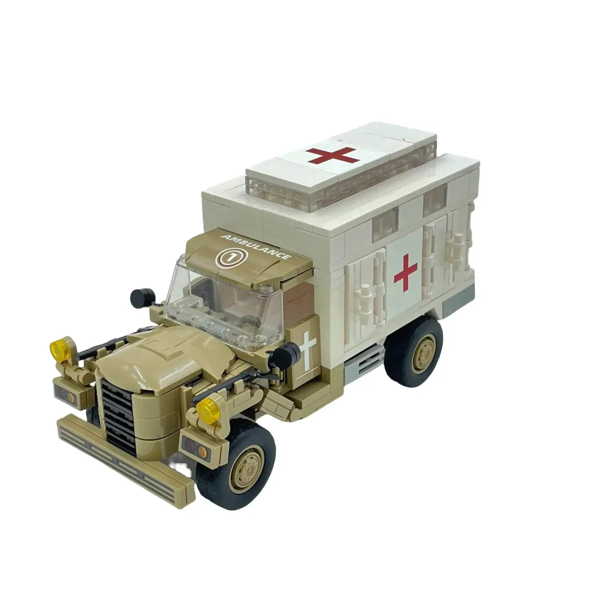 MOC DIY Military Building Blocks Kit Lego Compatible Tank - Image 5