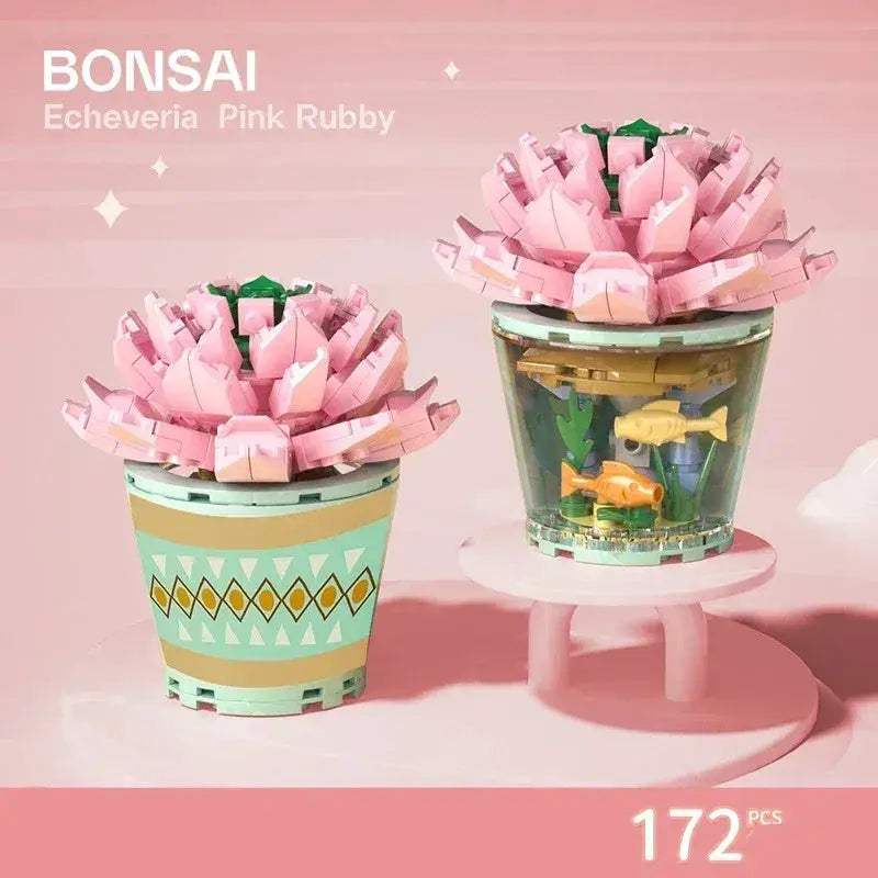 MOC Educational 3D Bouquet Building Blocks For Girls And Home Decoration - Image 9