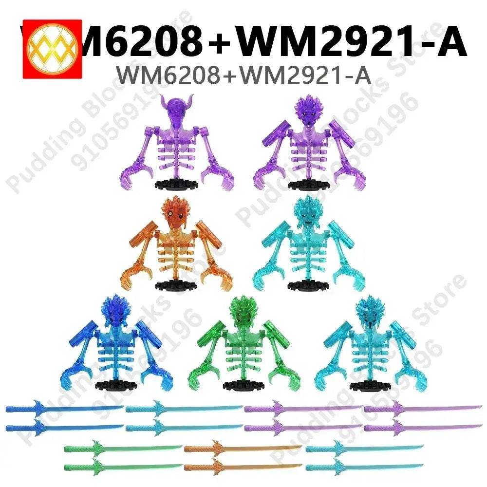 MOC Educational Building Blocks Action Figure Set For Kids And Adults