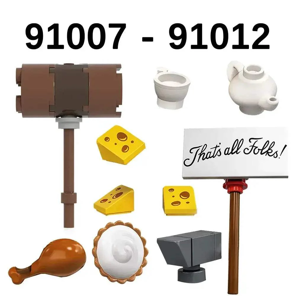 MOC Educational Building Blocks Action Figures Diorama Set - Image 11