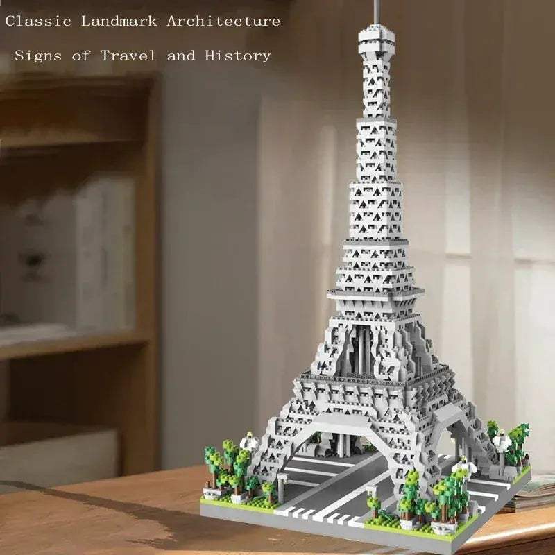 MOC Educational Eiffel Tower Micro Building Blocks For Kids - Image 4
