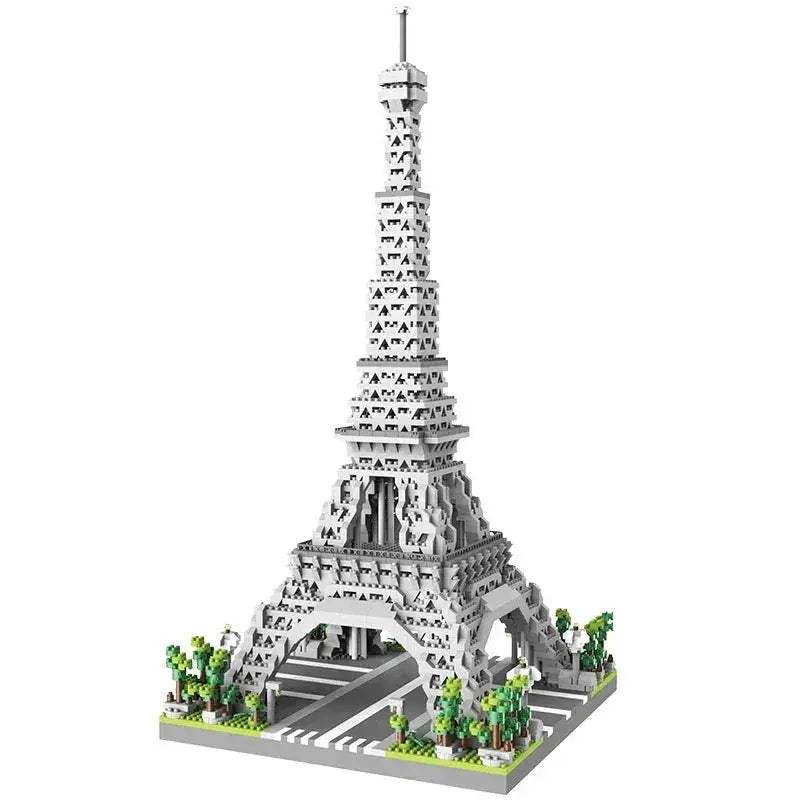 MOC Educational Eiffel Tower Micro Building Blocks For Kids - Image 5