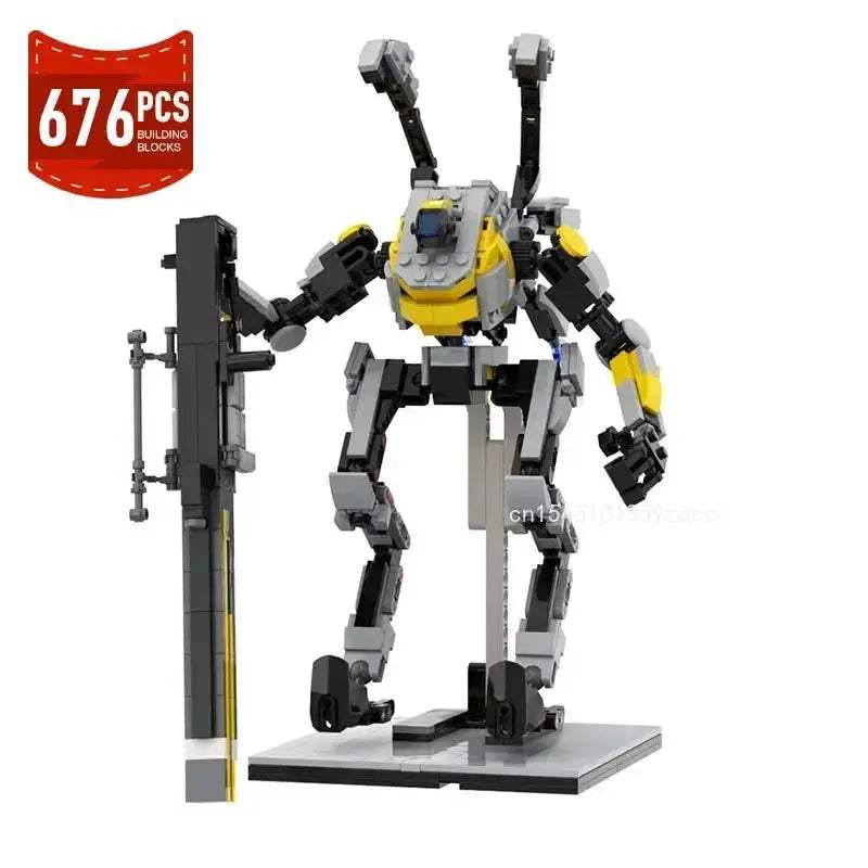 MOC Educational Mecha Robot Building Blocks Kit Compatible With Lego - Image 13