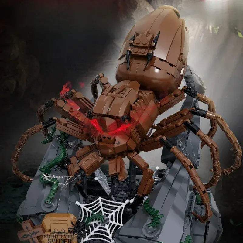 MOC Eight Eyed Spider Educational Building Blocks Toy Gift