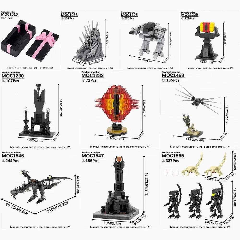 MOC Film Character Building Blocks Set MOC Premium Model Kit