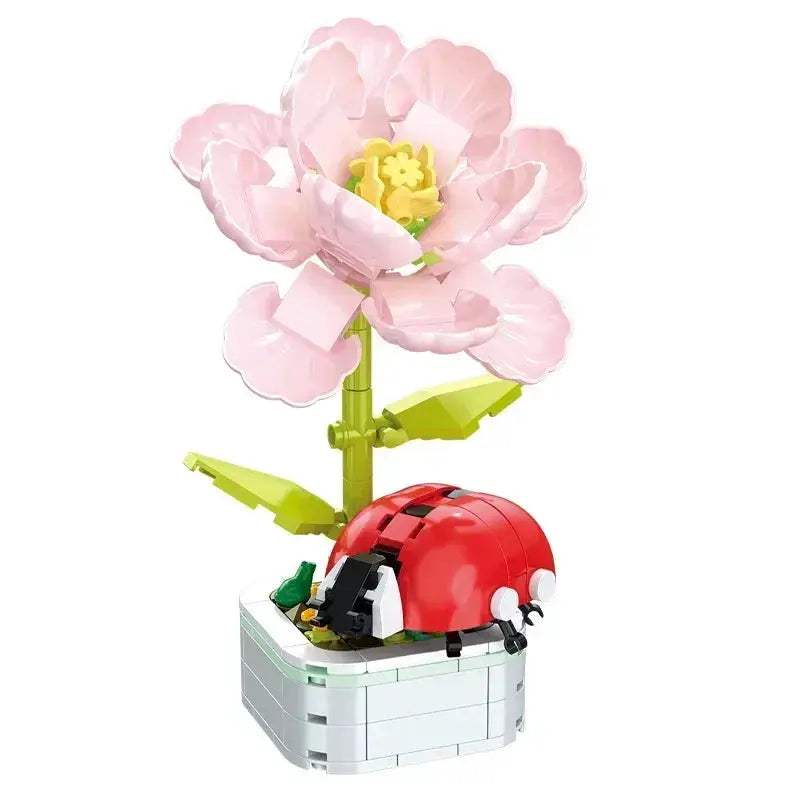 MOC Flower Building Blocks Bouquet Set For Creative Home Decor - Image 12