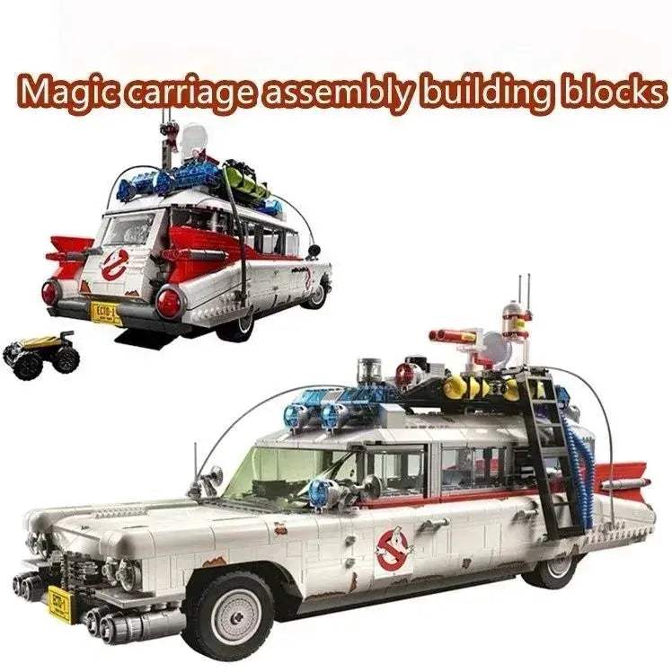 MOC Ghostbusters Ecto One Lego Compatible Building Blocks Kit for Display - Image 2
