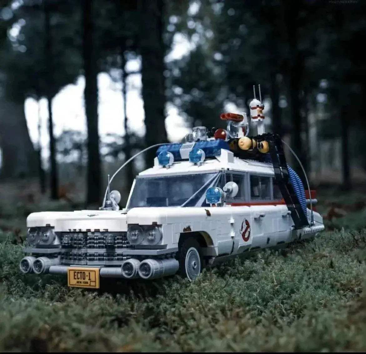 MOC Ghostbusters Ecto One Lego Compatible Building Blocks Kit for Display - Image 4