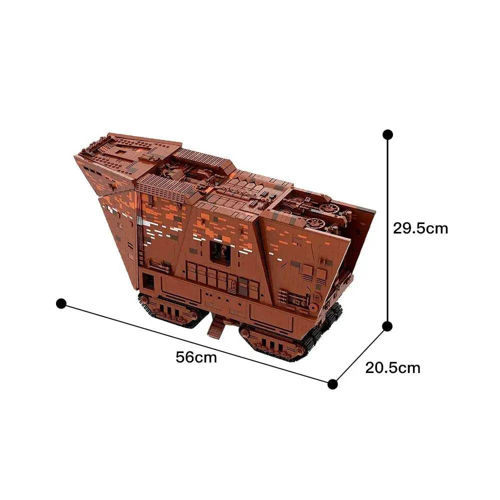 MOC Gobricks Sandcrawler Building Blocks Lego Compatible Set - Image 6
