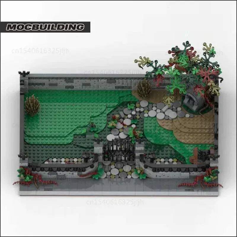 MOC Haunted Halloween Cemetery Building Blocks Tombstones Set - Image 3