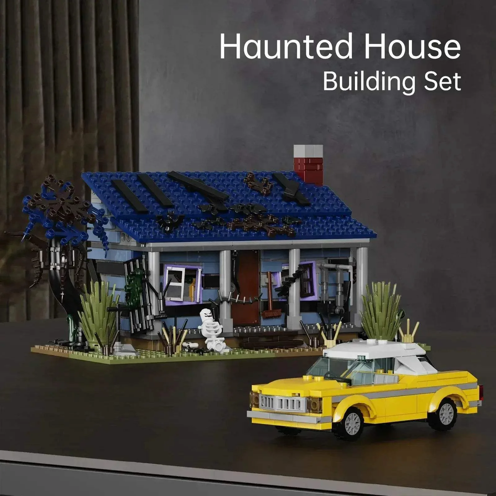 MOC Haunted House Lego Compatible Building Blocks Set 639 Pieces - Image 6