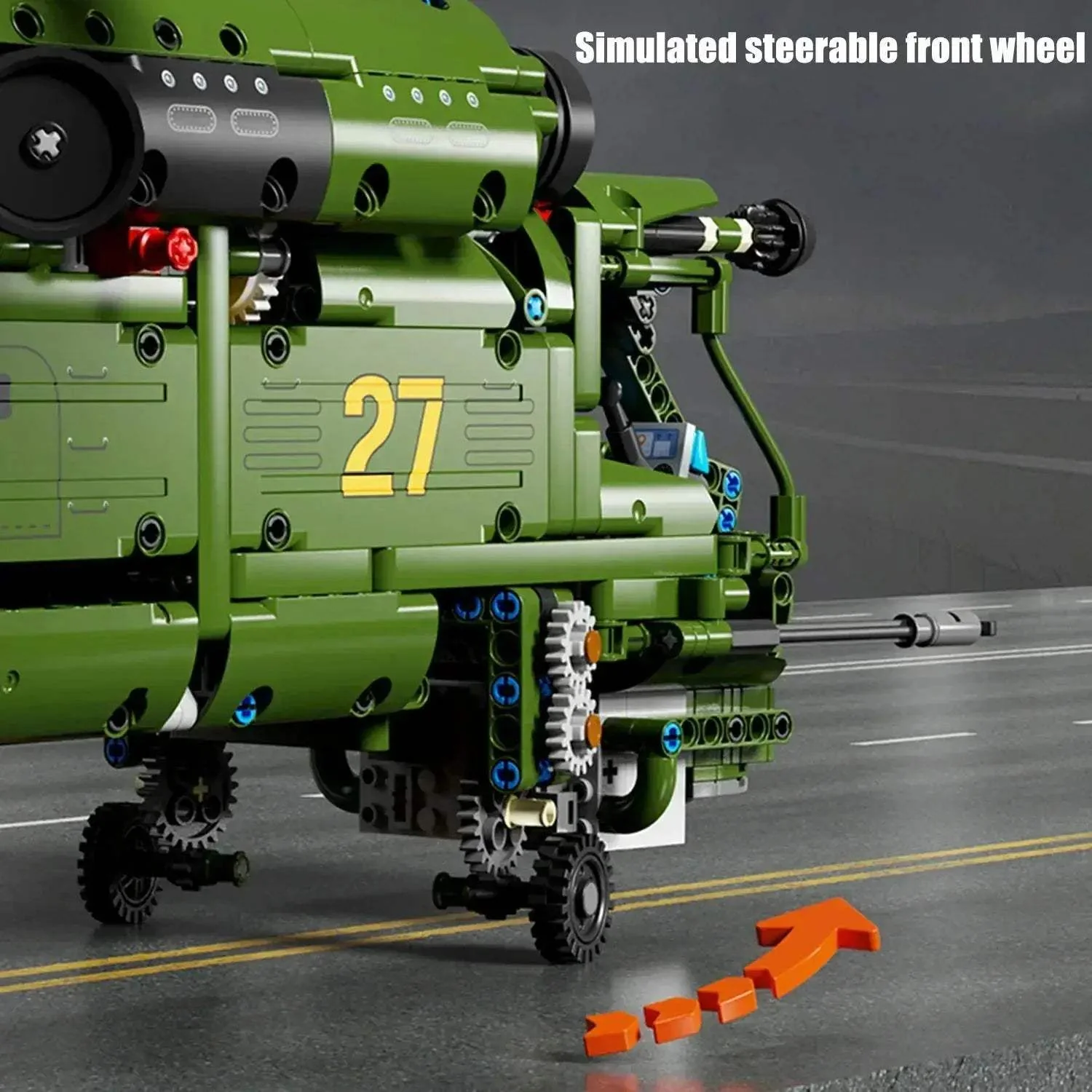MOC Helicopter Building Blocks Set For Creative Desktop Decor - Image 3