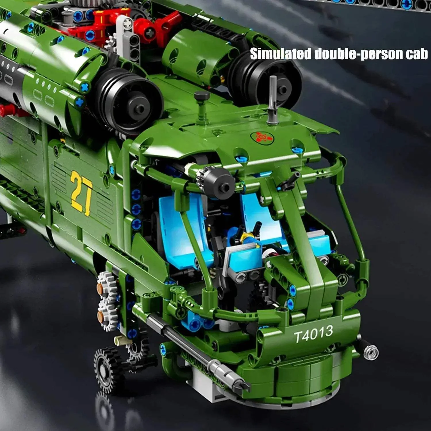MOC Helicopter Building Blocks Set For Creative Desktop Decor - Image 4
