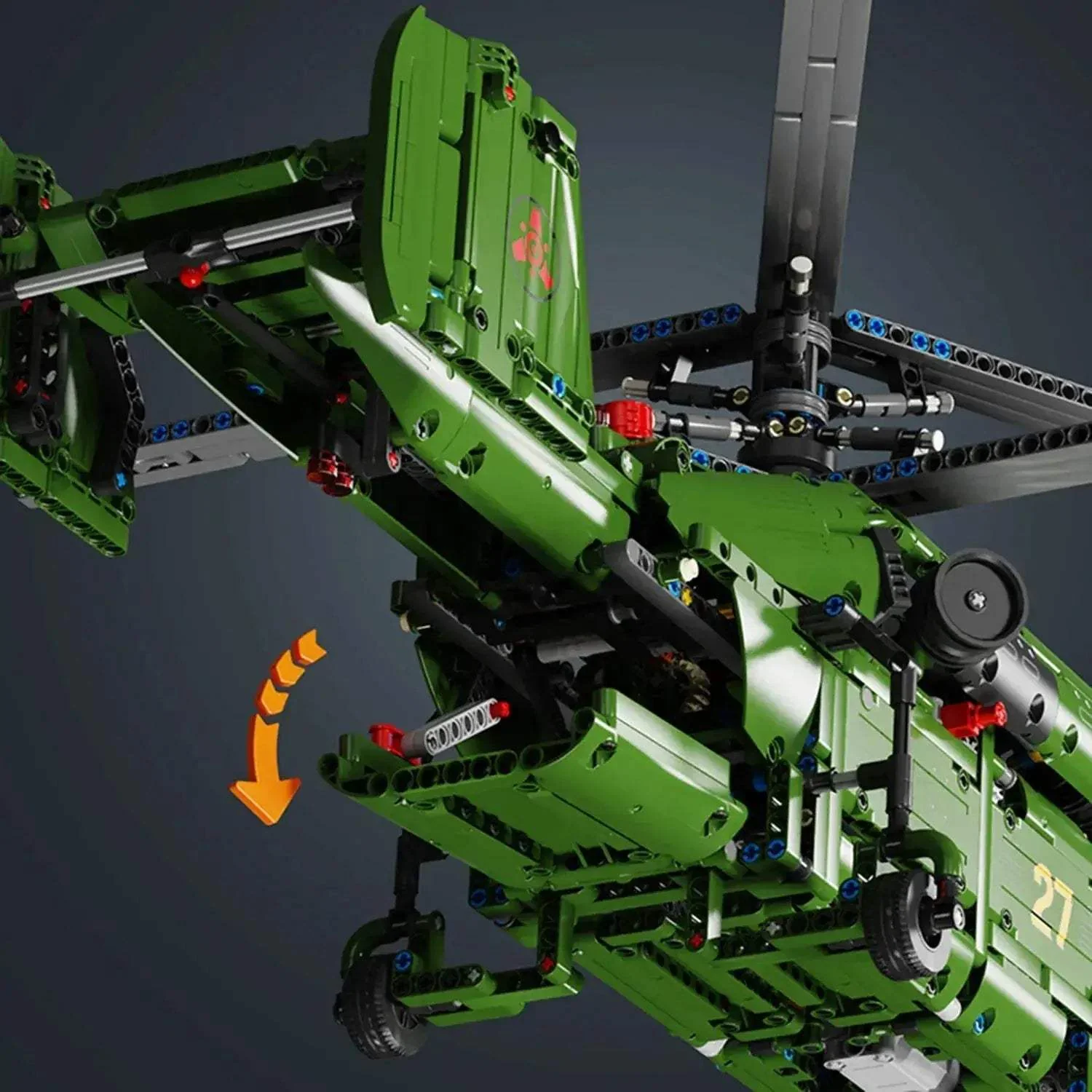 MOC Helicopter Building Blocks Set For Creative Desktop Decor - Image 6